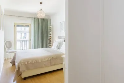 Escape to comfort in our serene bedroom